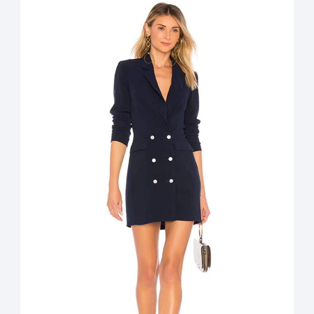 Brand new Navy blue  Long Sleeve Blazer Dress